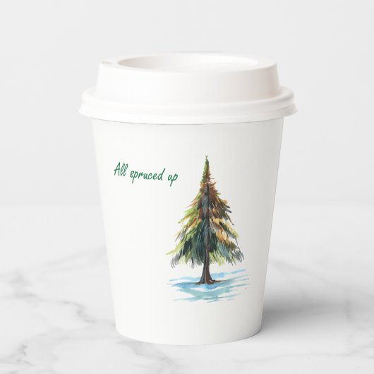 All spruced up pappbecher (Rückseite)