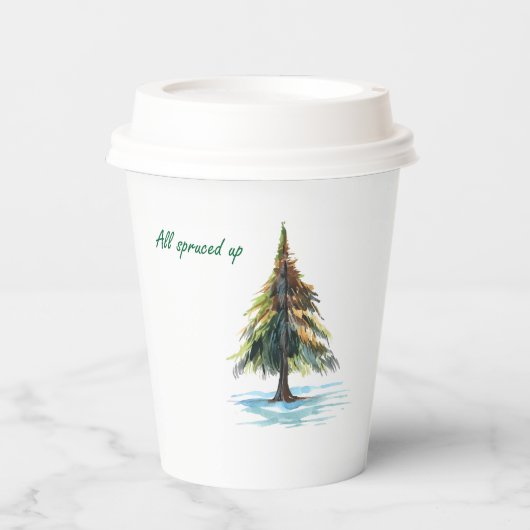 All spruced up pappbecher (Vorderseite)