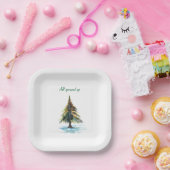 All spruced up pappteller (Party)