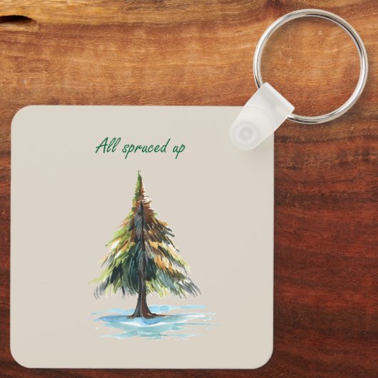 All spruced up schlüsselanhänger (Rückseite)