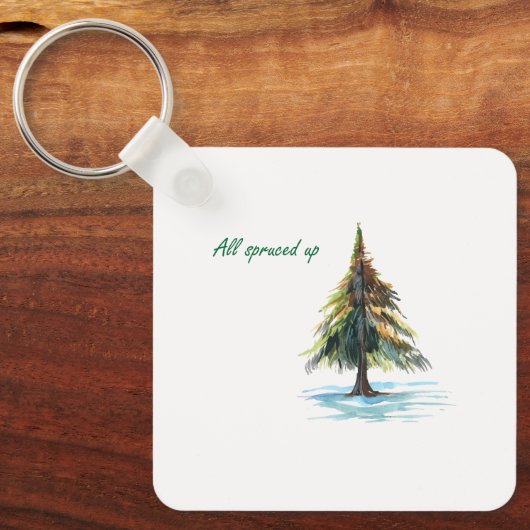 All spruced up schlüsselanhänger (Vorderseite)