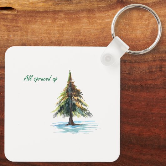 All spruced up schlüsselanhänger (Rückseite)