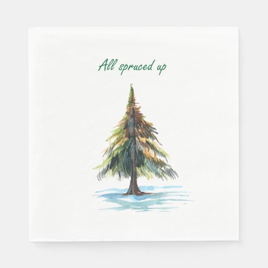 All spruced up serviette (Vorderseite)