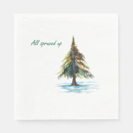 All spruced up serviette