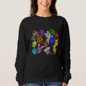 All Sprunky Group!  Simon Funbot Wenda Oren Pinki  Sweatshirt (Vorderseite)