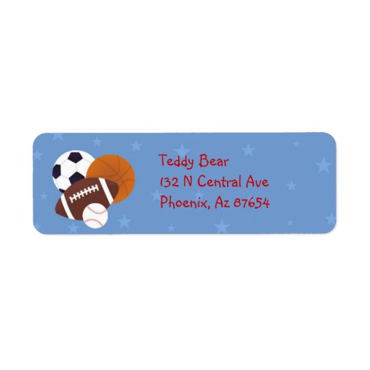 All-Star-Adressetiketten (Vorne)