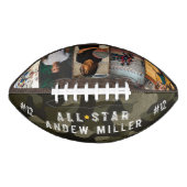 All-Star Army Camouflage Team Nummer Foto Collage Football (Vorderseite)
