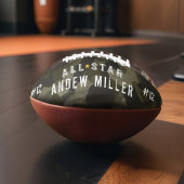 All-Star Army Camouflage Team Nummer Foto Collage Football