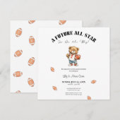 All-Star Baby Shower Invite | Future All-Star Einladung (Vorne/Hinten)