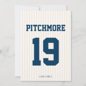 ALL-STAR- BASEBALL-BABYPARTY-EINLADUNG EINLADUNG (Rückseite)