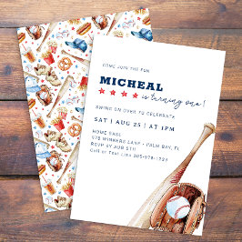 All-Star Baseball Geburtstagsparty Einladung