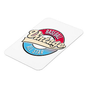 All Star Baseball Logo Magnet