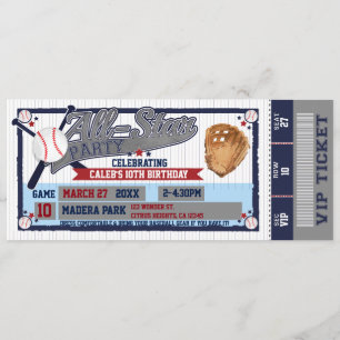 All-Star-Baseball-Party-Geburtstags-Ticket-Einladu Einladung