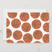 All-Star Basketball Einladung zum ersten Geburtsta (Rückseite)