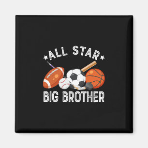 All Star Big Brother des Geburtstags Sketll Fußbal Magnet