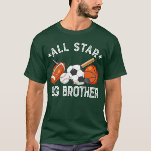 All Star Big Brother Ofhe Geburtstag Basketball Fu T-Shirt
