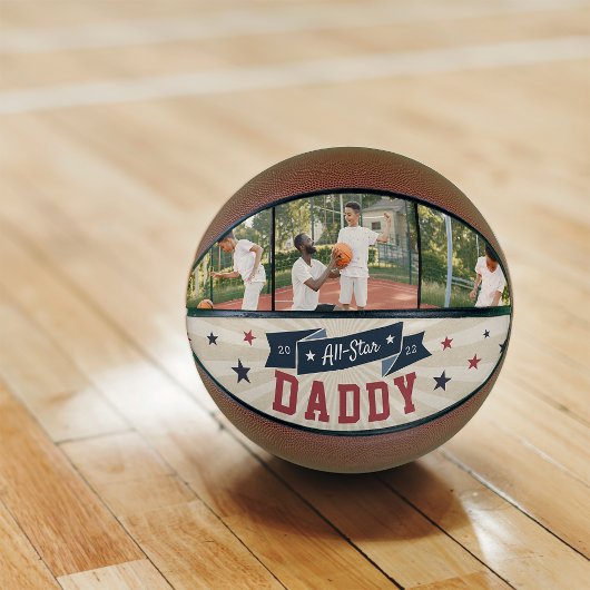 All-Star Daddy Custom Foto Basketball