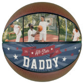 All-Star Daddy Custom Foto Basketball (Vorderseite)