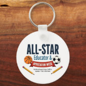 All-Star Educator Appreciation Keychain Schlüsselanhänger (Vorderseite)
