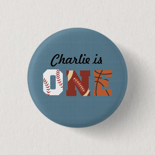 All-Star- erster Geburtstags-Knopf Button