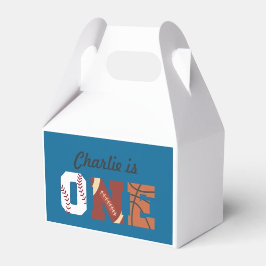 All-Star First Birthday Leckerei Geschenkschachtel (Vorderseite)