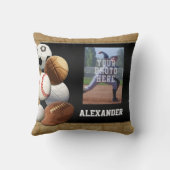 All-Star-Foto für Sport/Name-Pillow Kissen (Rückseite)