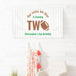 All-Star Fußball 2. Geburtstag Banner