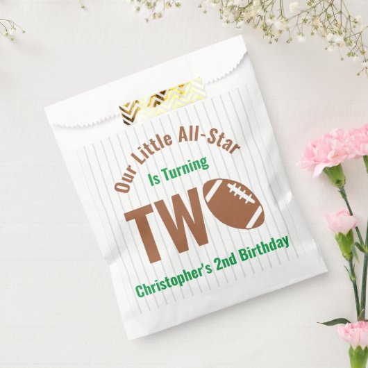 All-Star Fußball 2. Geburtstag Geschenktütchen (Versiegelt)