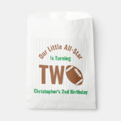 All-Star Fußball 2. Geburtstag Geschenktütchen (Vorderseite)