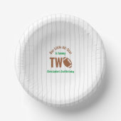 All-Star Fußball 2. Geburtstag Pappteller (Vorderseite)