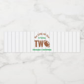 All-Star Fußball 2. Geburtstag Wasserflaschenetikett (Einzelnes Label)