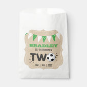 All-Star Fußball Ball 2. Geburtstag Party Geschenktütchen (Vorderseite)