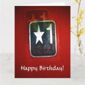 All-Star- GROSSE Karte #1 (Gelbe Blume)