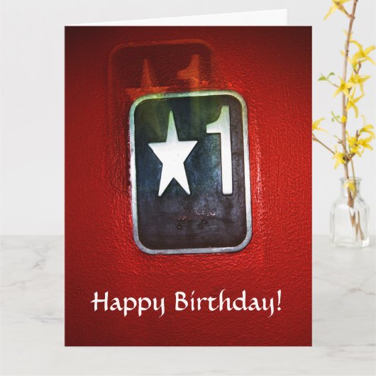 All-Star- GROSSE Karte #1 (Gelbe Blume)