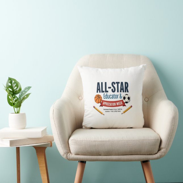 All-Star-Lehrer- und Mitarbeiter-Dankekissen Kissen (Stuhl )