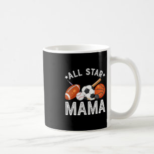 All-Star-Mama des Geburtstagsjungen Sketll Fußball Kaffeetasse