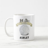 All Star Mama Volleyball Personalisiert Kaffeetasse (Links)