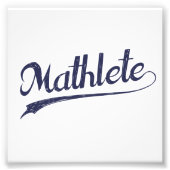 All Star Mathlete Math Athlete Fotodruck (Vorne)
