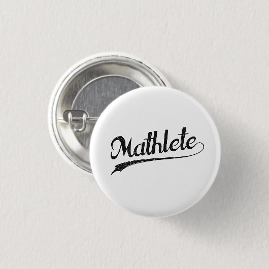 All-Star- Mathlete Mathe-Athlet Button (Vorne & Hinten)