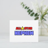 All Star Nephew Postkarte (Stehend Vorderseite)