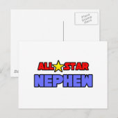 All Star Nephew Postkarte (Vorne/Hinten)