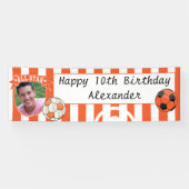 All Star Occasion Soccer Banner - Orange (Horizontal)