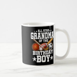All-Star-Oma des Geburtstagsjungen Sketll Fußball Kaffeetasse