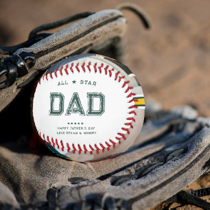 All Star Papa Frohen Vatertag Foto Baseball