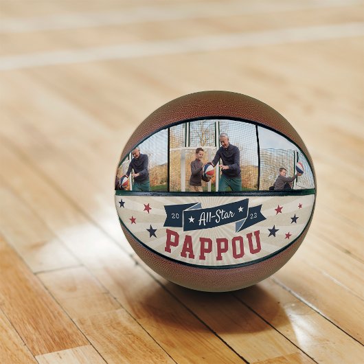 All-Star Pappou Custom Foto Opa Basketball