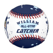 All-Star Personalisiert Player Foto & Team Roster Baseball (Rückseite)
