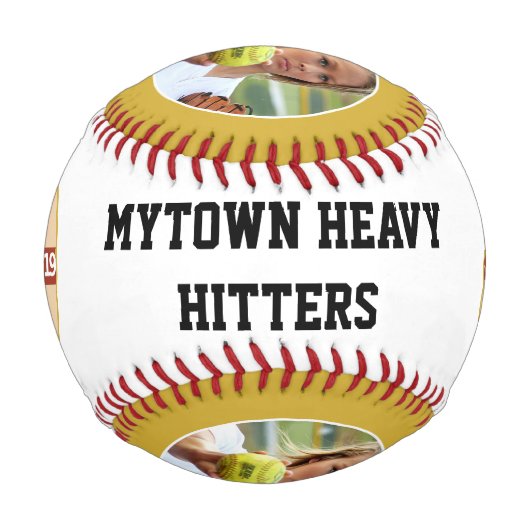 All-Star-Player und Team-Foto- und Logo-Baseball Baseball (Rückseite)