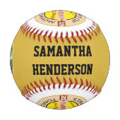 All-Star-Player und Team-Foto- und Logo-Baseball Baseball (Vorderseite)