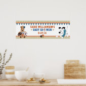 All-Star Puppies Baby Shower Banner Poster (Küche)