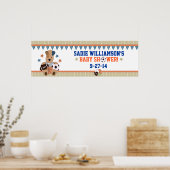 All-Star Puppies Baby Shower Banner Poster (Küche)